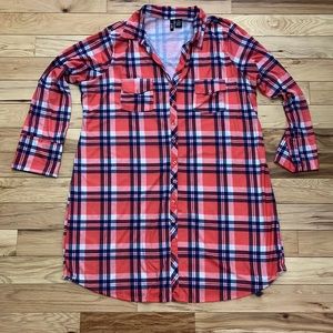* ladies dress size 2X plaid